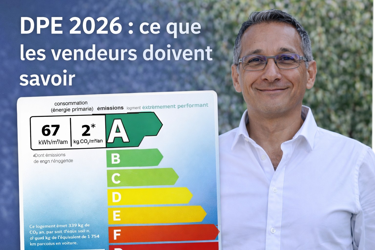 DPE 2026 à Bourg-des-Comptes – évolution du diagnostic de performance énergétique expliquée par Johann Margat conseiller immobilier