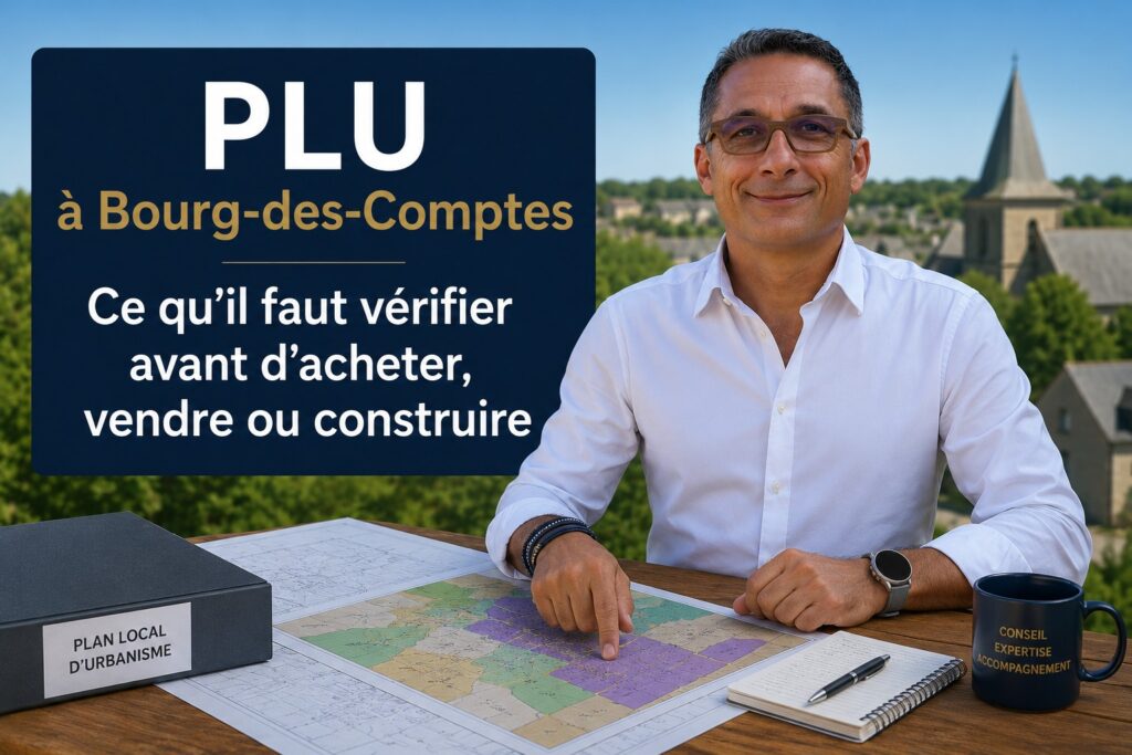 PLU et urbanisme à Bourg-des-Comptes expliqué par Johann Margat