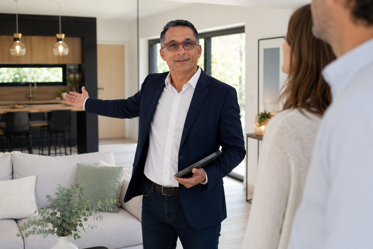 Visite immobilière à Bourg-des-Comptes